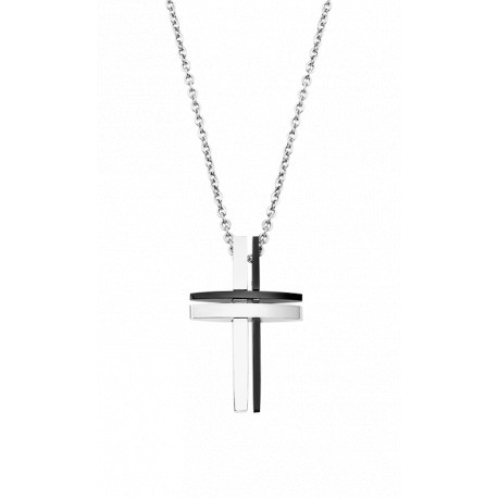 Collar Lotus Style men in Black Cruz