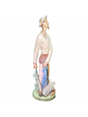 Figura Porcelana LLadro Don Quijote Erguido