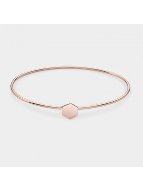 PULSERA RIGIDA CLUSE- HEXÀGONO ROSA