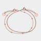 2 PULSERAS ROSA ESSENTIELLE 