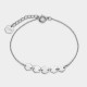 PULSERA PLATA, 5 HEXÁGONOS ESSENTIELLE