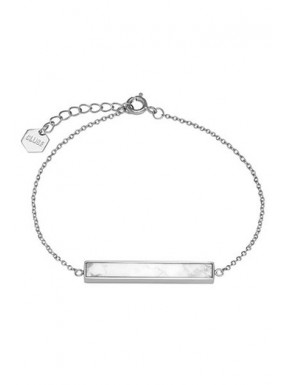 PULSERA CLUSE- PLATA MÁRMOL