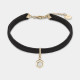 PULSERA CLUSE- ORO, TERCIOPELO NEGRO AMOURETTE