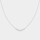 CLUSE COLLAR PLATEADO 5 HEXÁGONOS